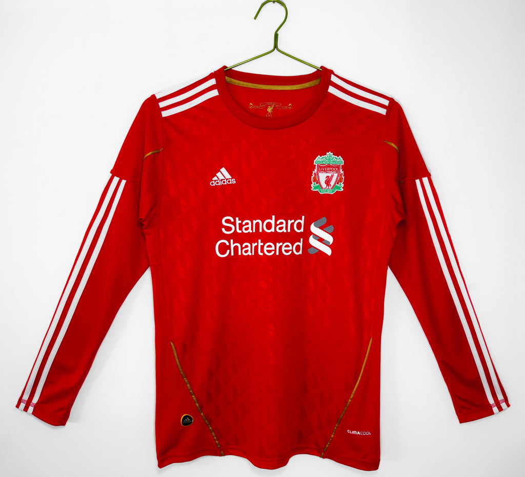 10/11 Liverpool Home Long Sleeve Jersey