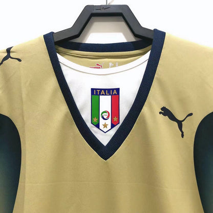 2006 Italy Goalkeeper Golden Retro Jersey
