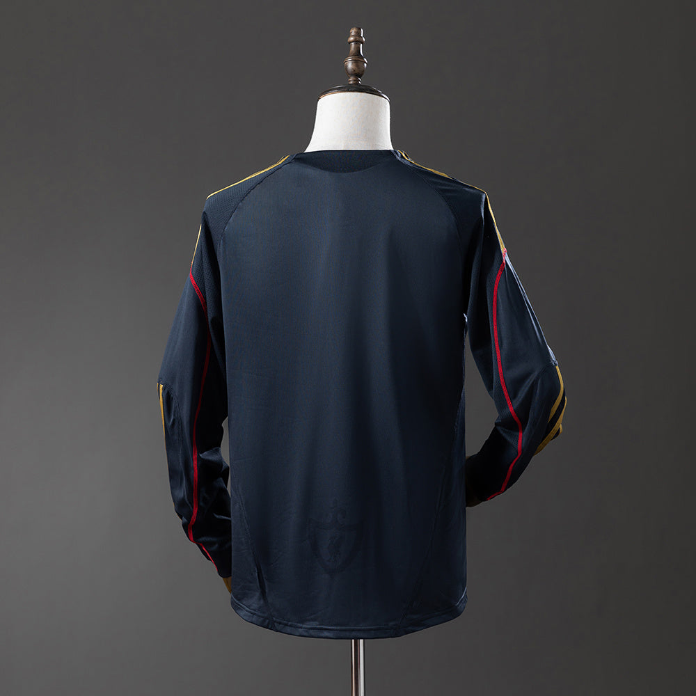 09/10 Liverpool Away Long Sleeve Retro Jersey