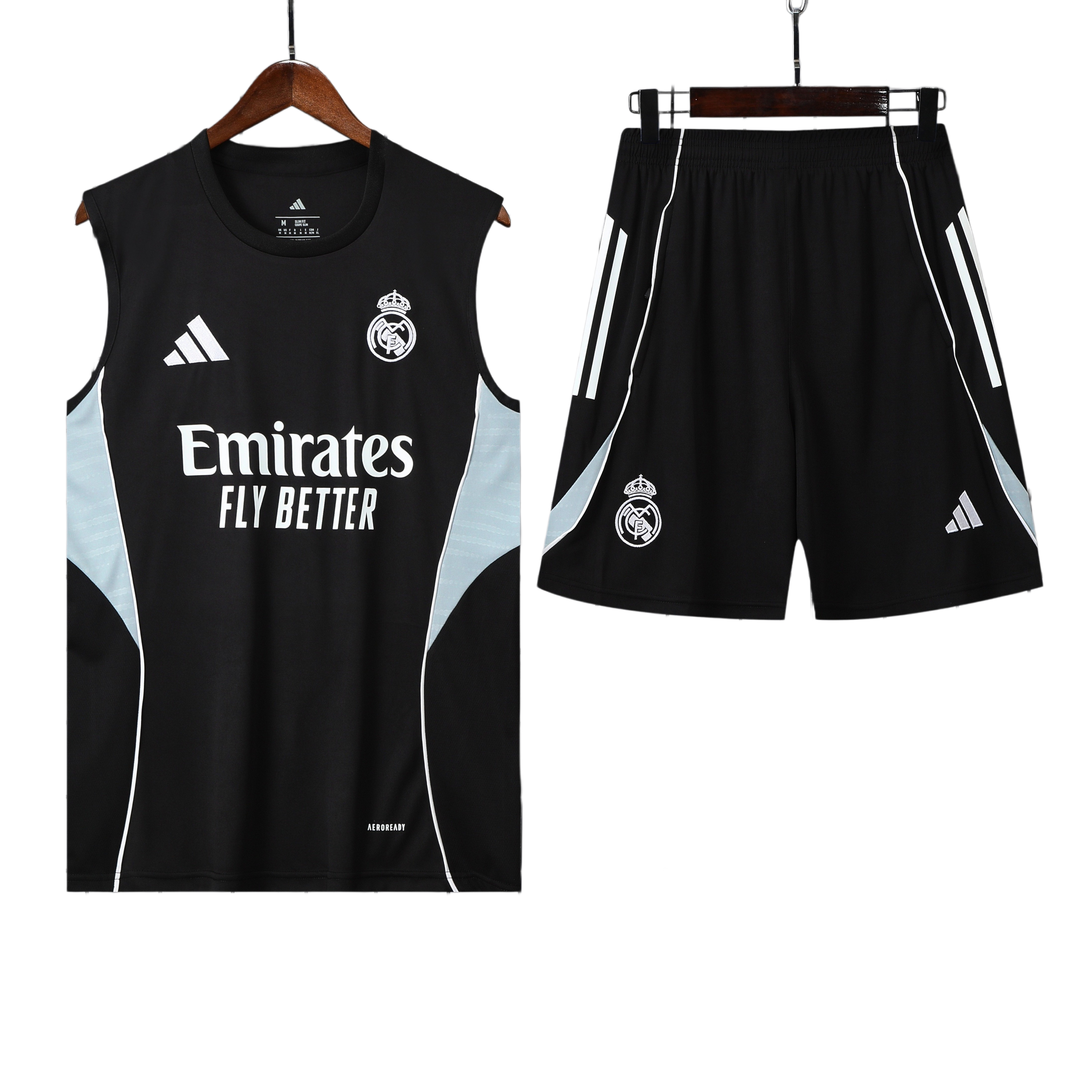 25/26 Real Madrid Black Vest Kit