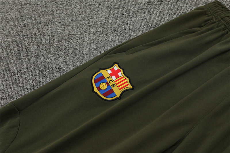 Barcelona Army Green Tracksuit