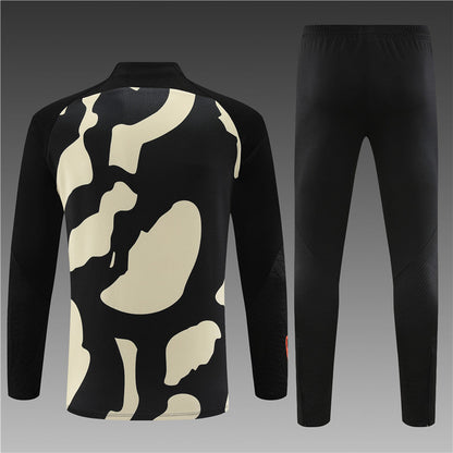 Jordan Paris Yellow and Black Camouflage Style Tracksuit