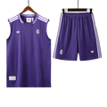 25/26 Real Madrid Purple Striped Vest Kit