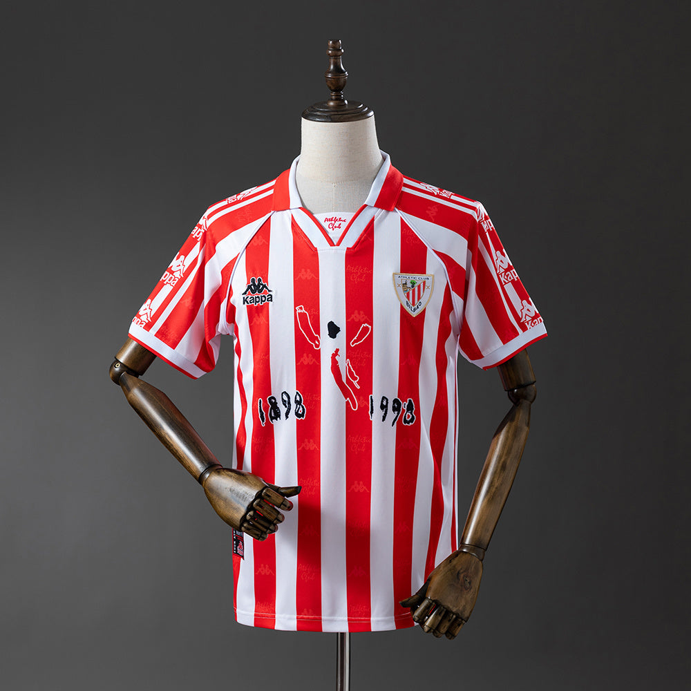 Athletic Bilbao 100th Anniversary Home Retro Jersey