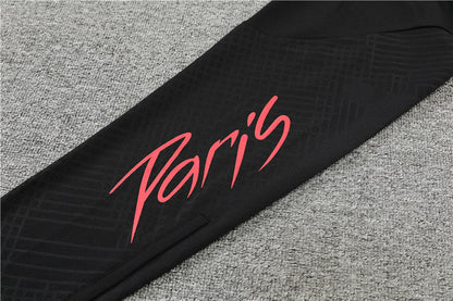 Jordan Paris Black With Colorful Orchid Tracksuit