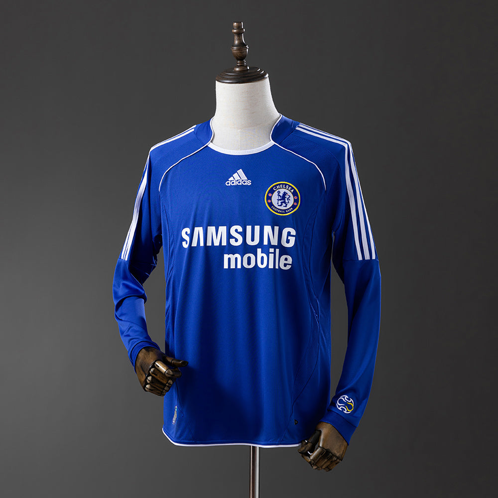06/07 Chelsea Home Long Sleeve Retro Jersey