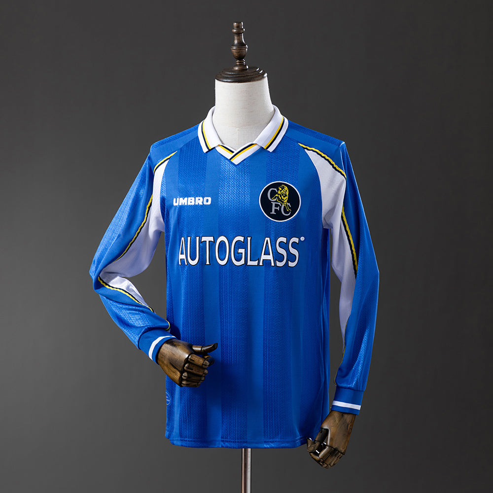 97/99 Chelsea Home Long Sleeve Retro Jersey