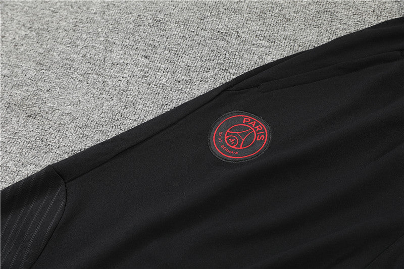 Jordan Paris Black With Colorful Tracksuit