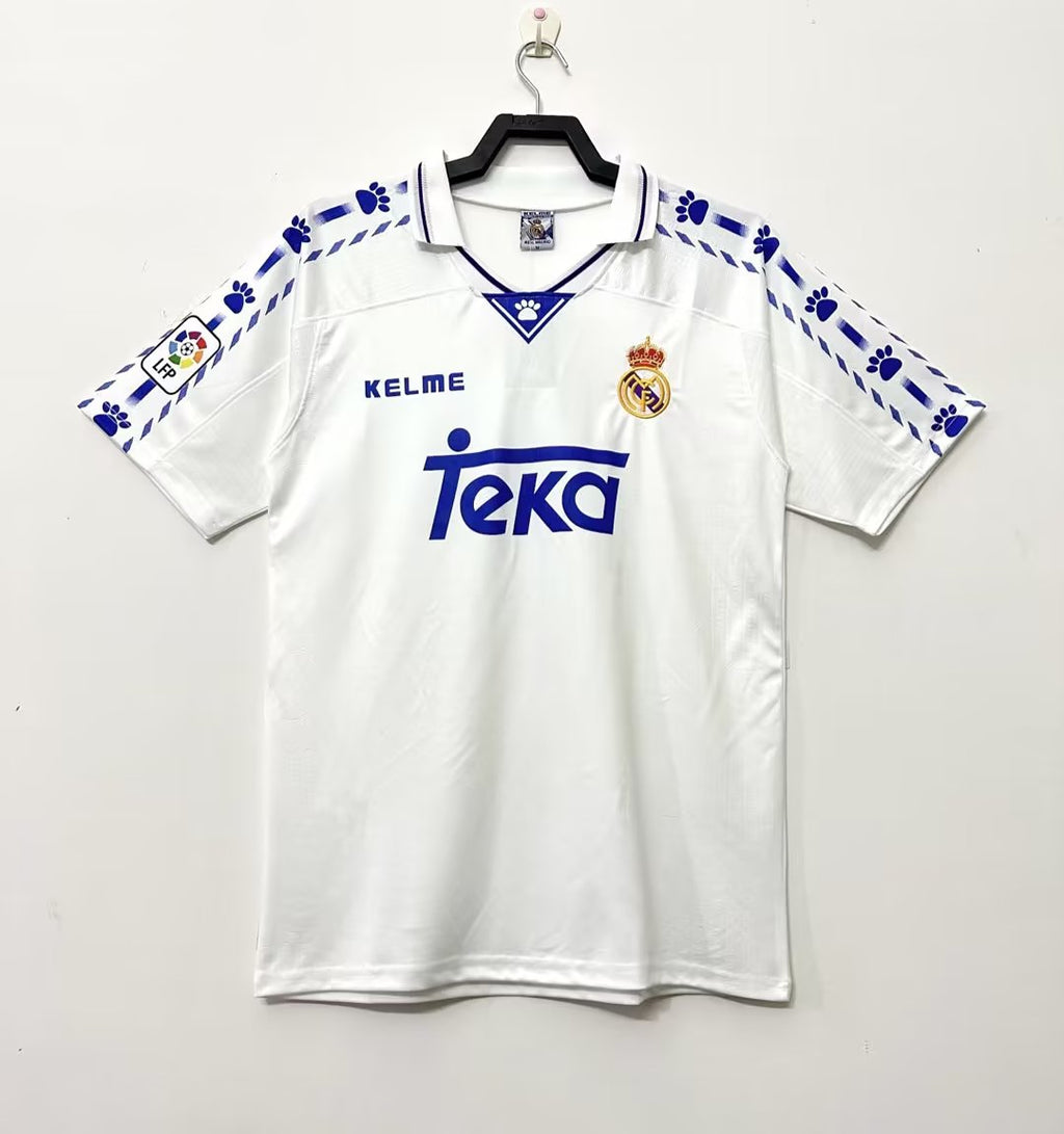 1996-97 Real Madrid Home Retro Jersey