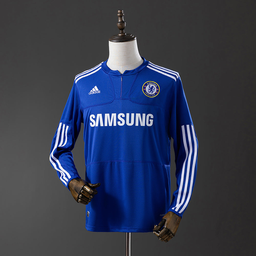 09/10 Chelsea Home Long Sleeve Retro Jersey