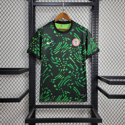 24-25 Nigeria Green Black Jersey