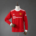 21/22 Manchester United Home Long Sleeve Retro Jersey