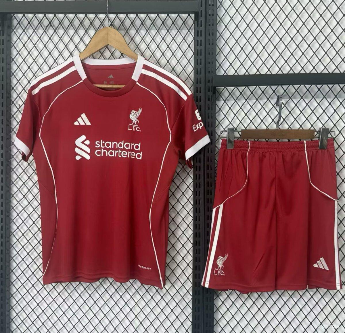 25/26 Liverpool Home Kids Kit