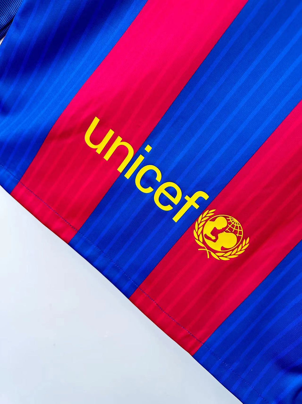 2016-17 Barcelona Home Long Sleeves Retro Jersey