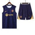 25/26 Barcelona Navy Blue Vest Kit