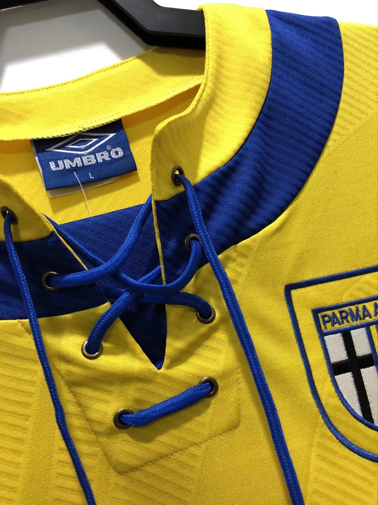 93/95 Parma Yellow Retro Jersey
