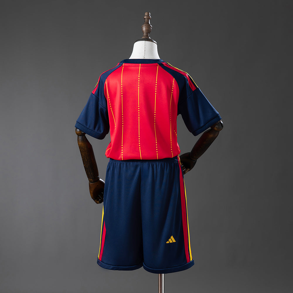 2026 Spain Home 2-Star Champions Edition Kids Kit