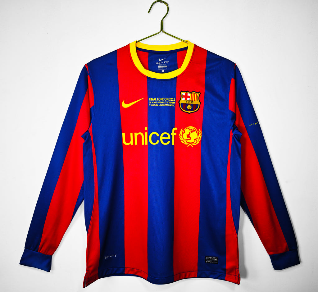 10/11 Barcelona Home Long Sleeve Jersey