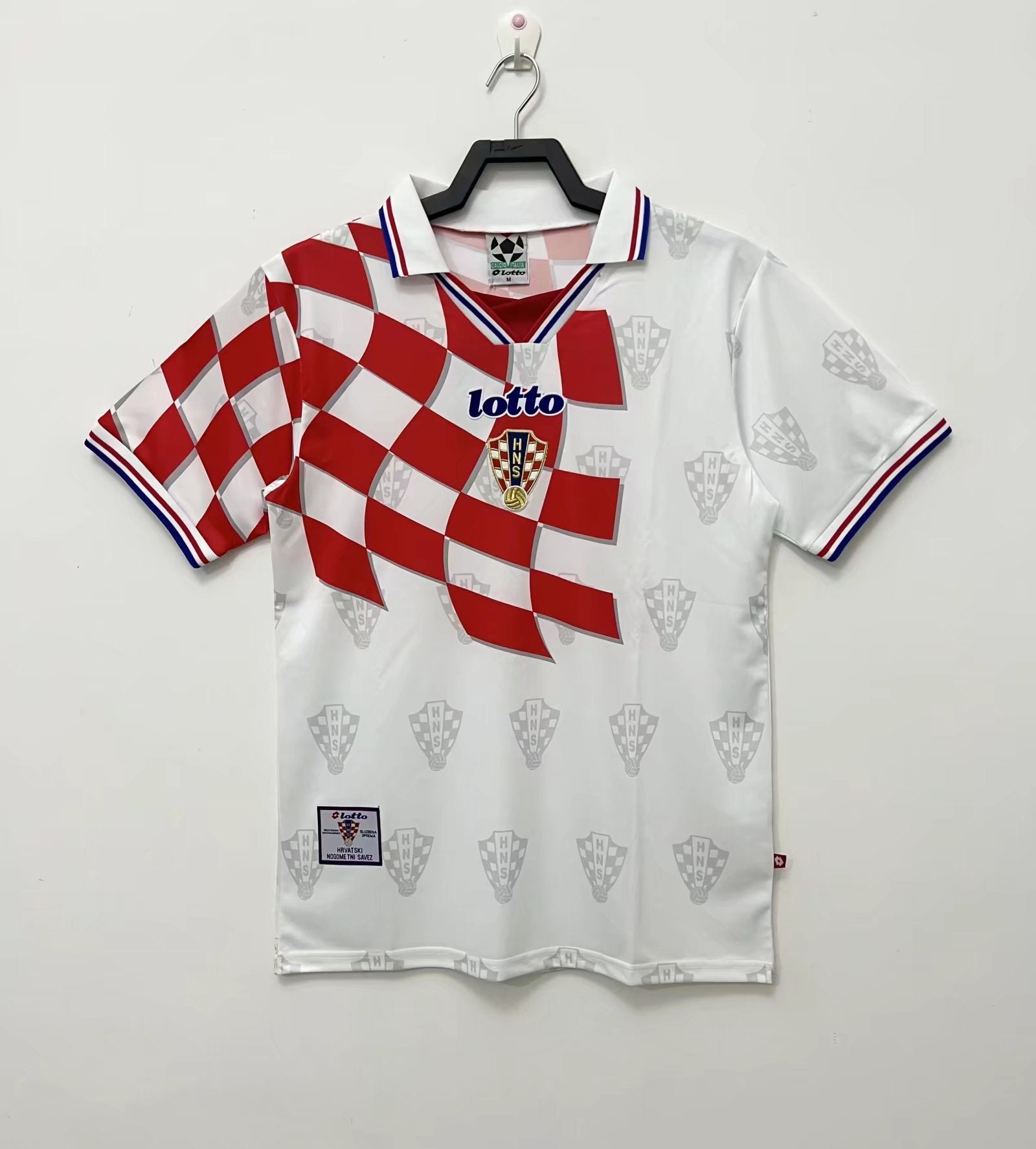 1998 Croatia Home World Cup Retro Jersey