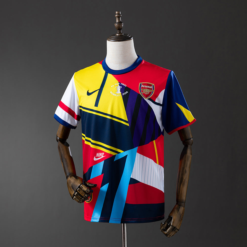 2014 Arsenal Anniversary Edition Retro Jersey