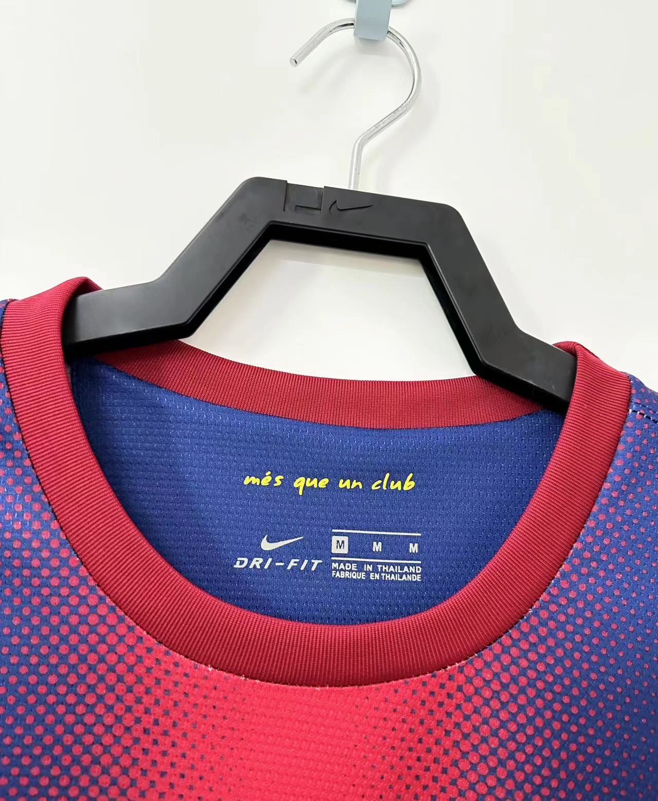 2012-13 Barcelona Home Long Sleeves Retro Jersey