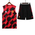25/26 Manchester United Red & Black Vest Kit