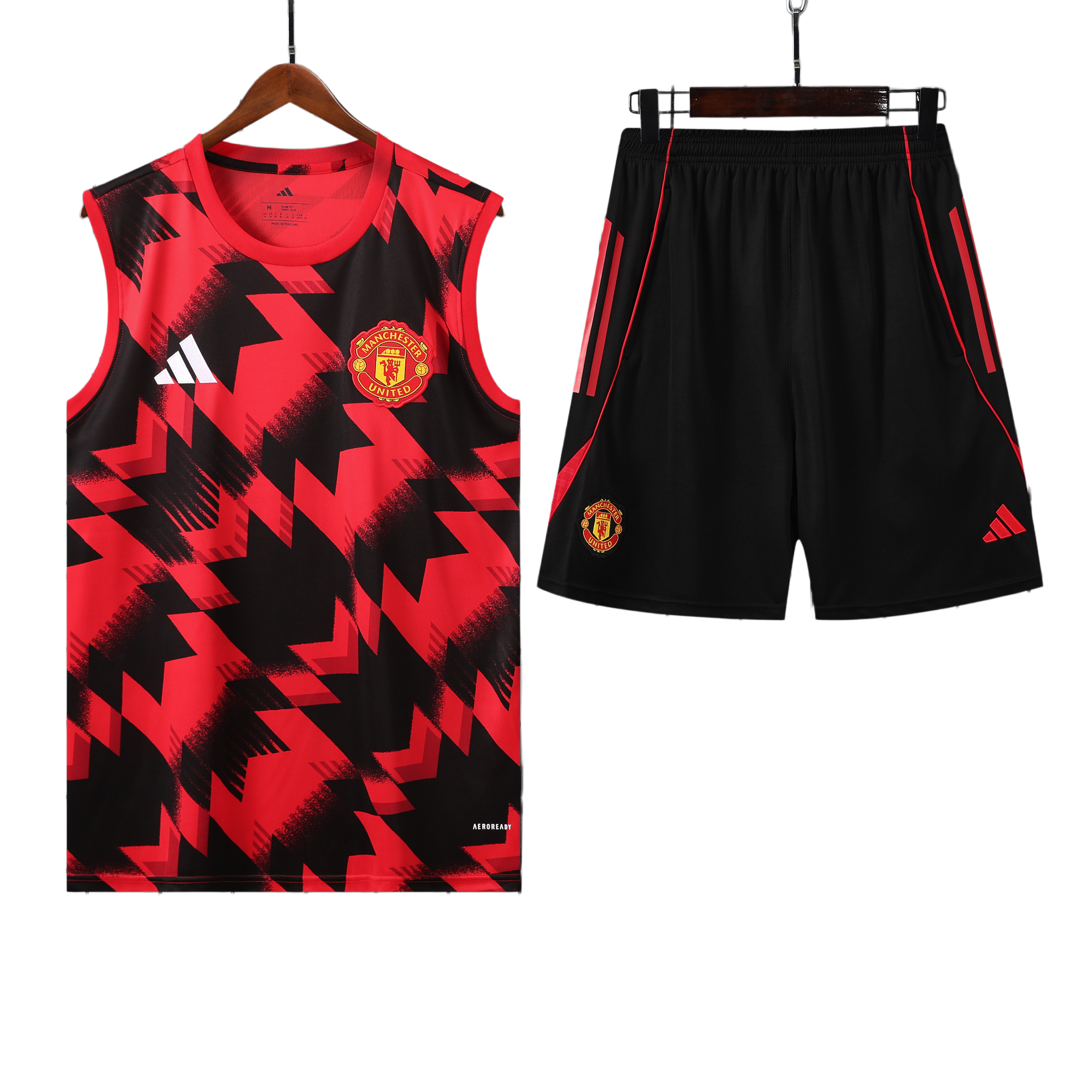 25/26 Manchester United Red & Black Vest Kit