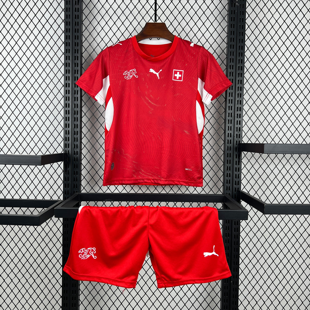 2026 World Cup Switzerland Home Kids Kit
