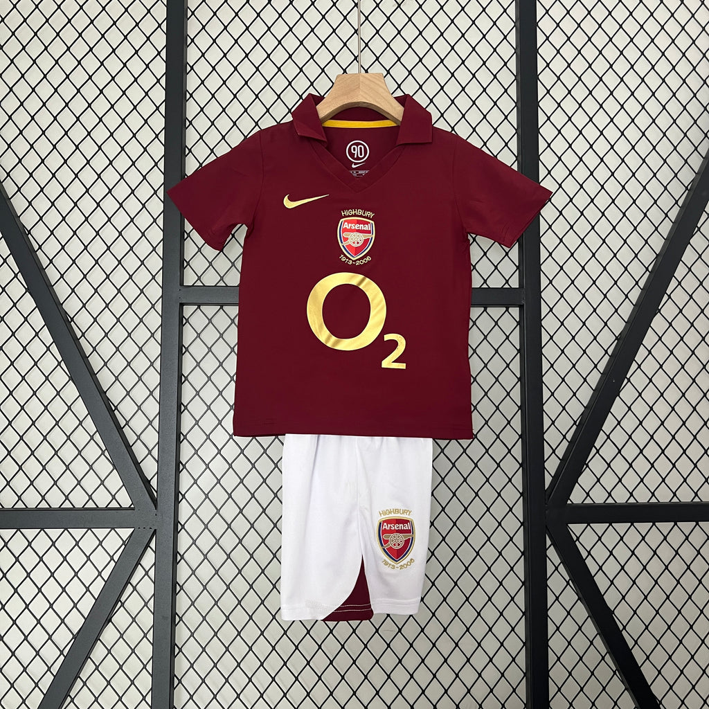05/06 Arsenal Home Retro Kids Kit