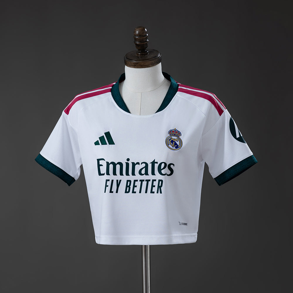 26/27 Real Madrid Home Women's Crop Jersey