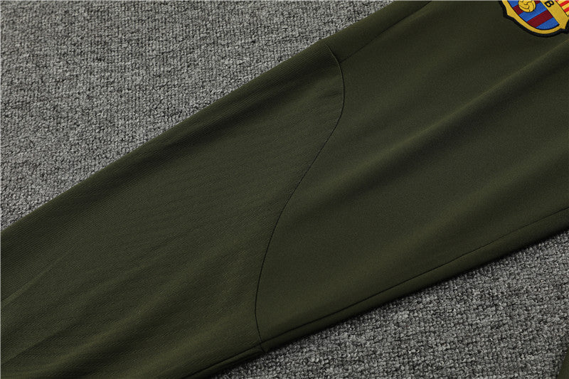 Barcelona Army Green Tracksuit