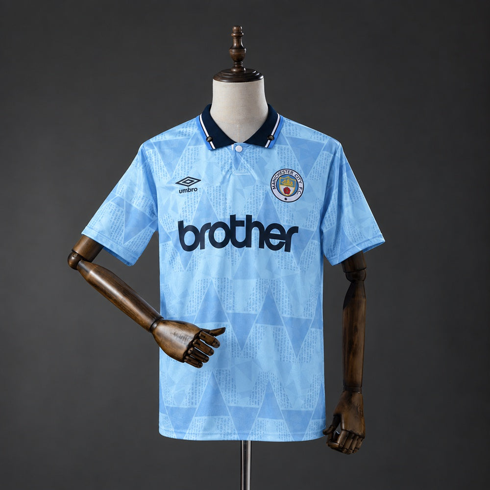 89/91 Manchester City Home Retro