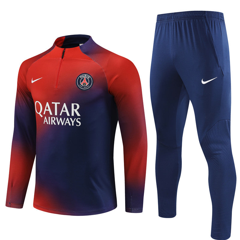 Paris Red And Blue Camouflage Tracksuit