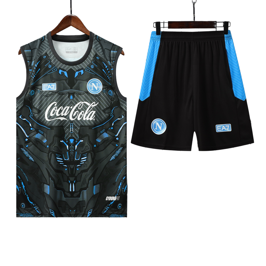 25/26 Napoli Black Special Vest Kit