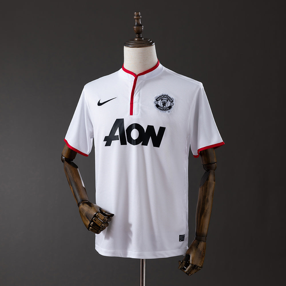 13/14 Manchester United Away Retro Jersey White
