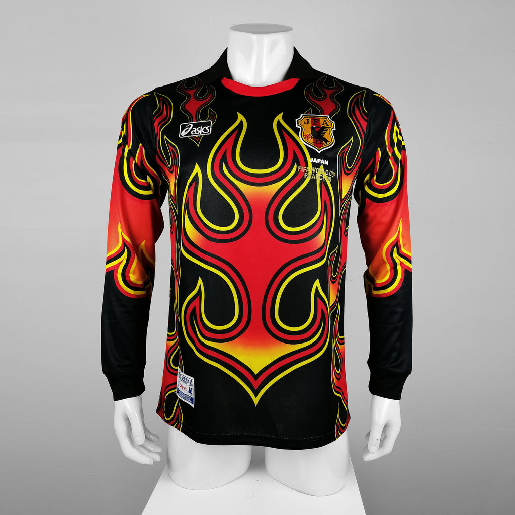 1998 Japan Goalkeeper Long sleeve Retro Jersey