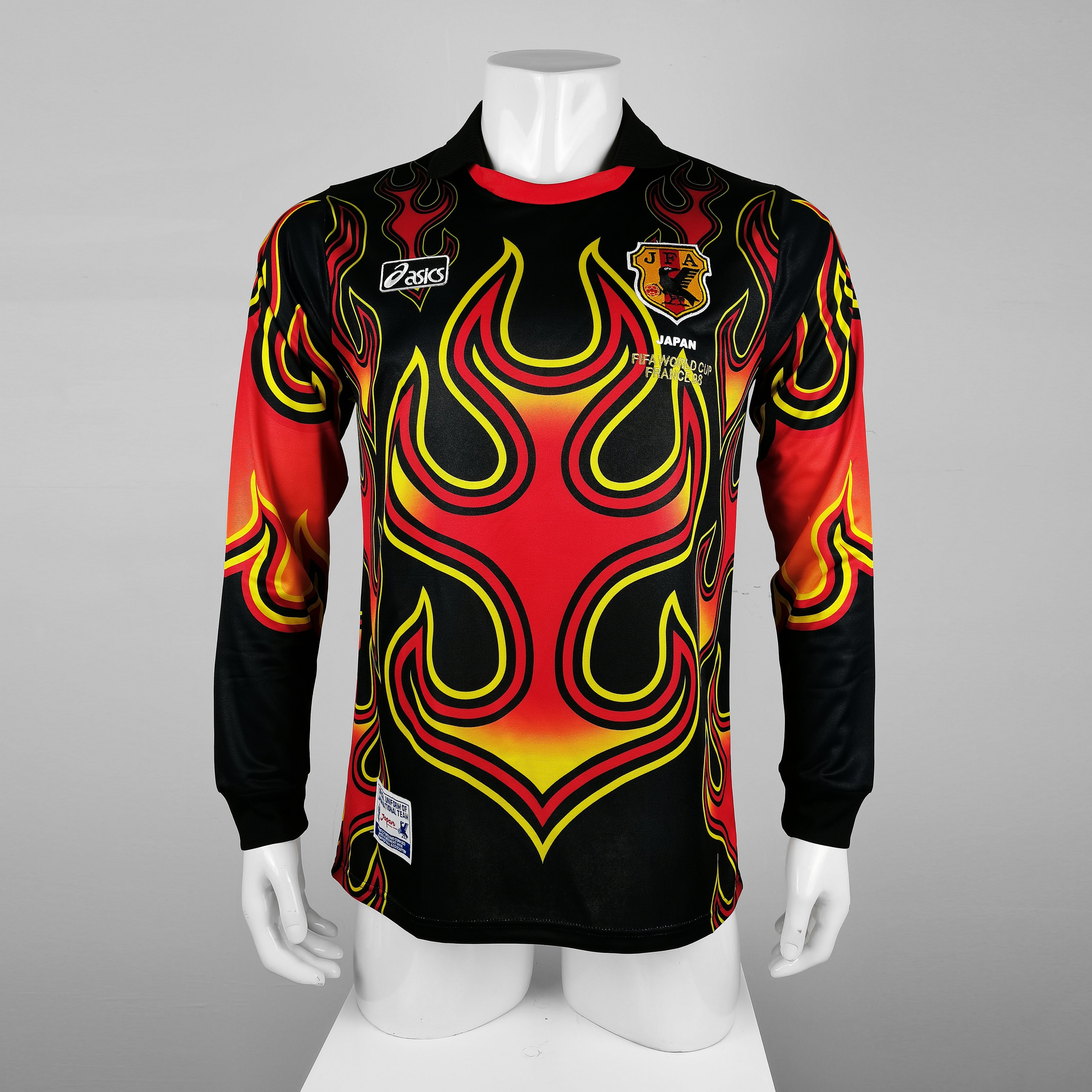 1998 Japan Goalkeeper Long sleeve Retro Jersey
