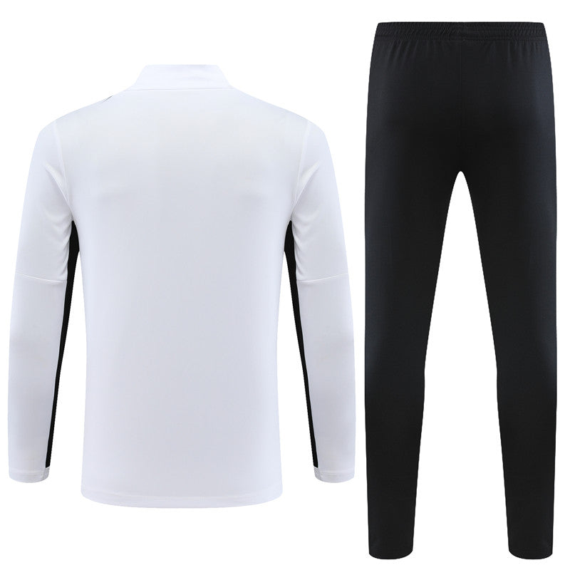 Paris White Color Matching Tracksuit