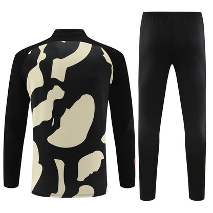 Jordan Paris Yellow and Black Camouflage Style Tracksuit