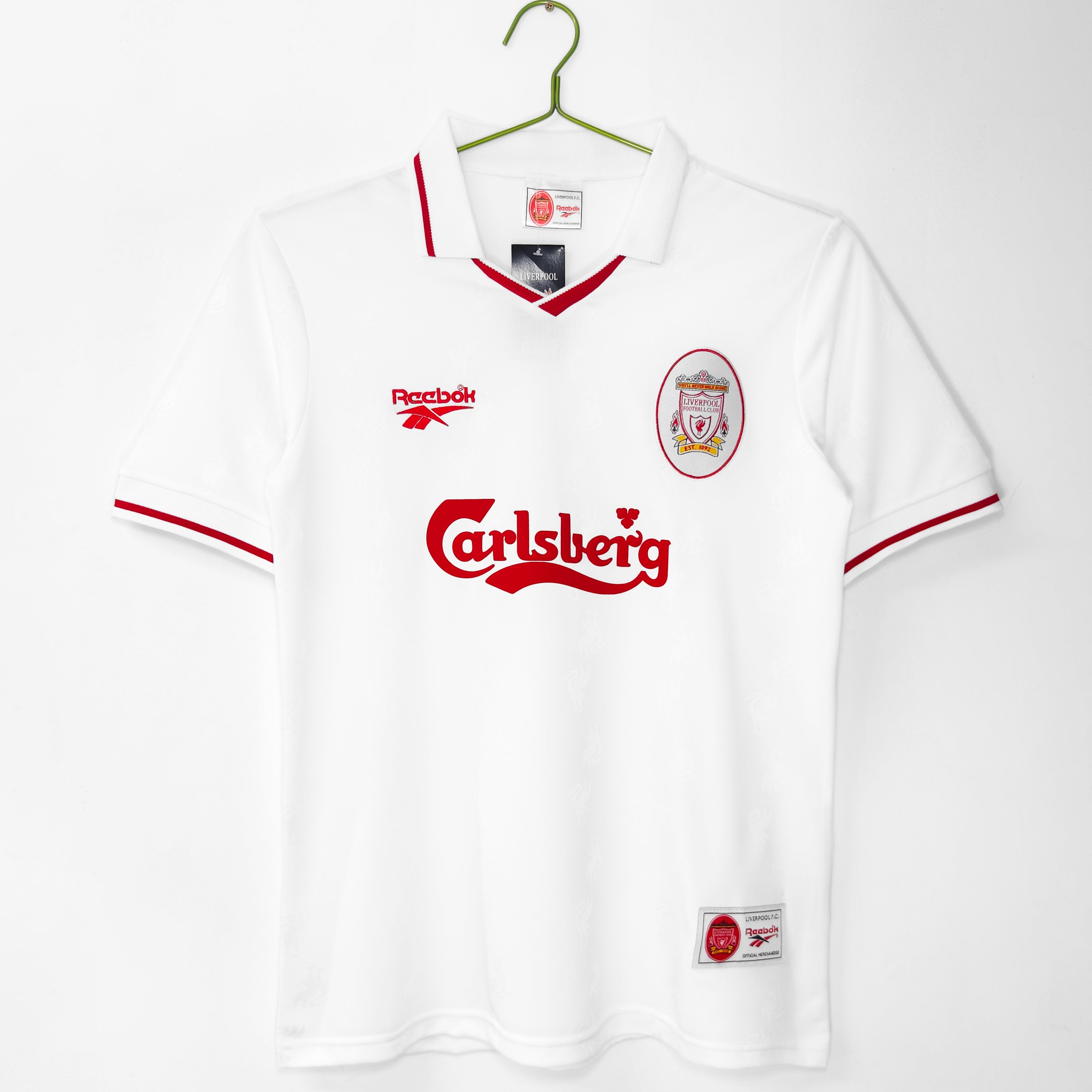 1996/97 Liverpool White Jersey