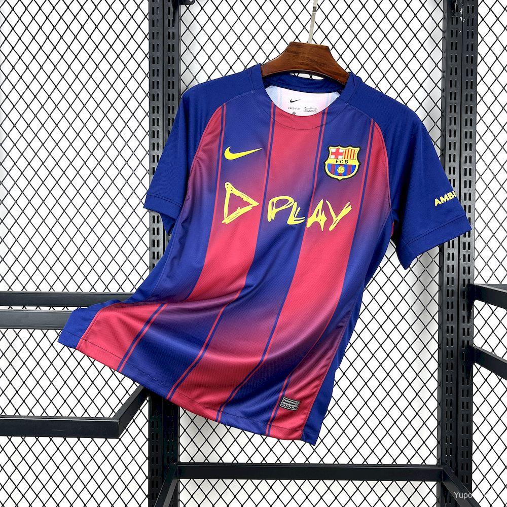 25/26 Barcelon X Ed Sheeran Home Jersey