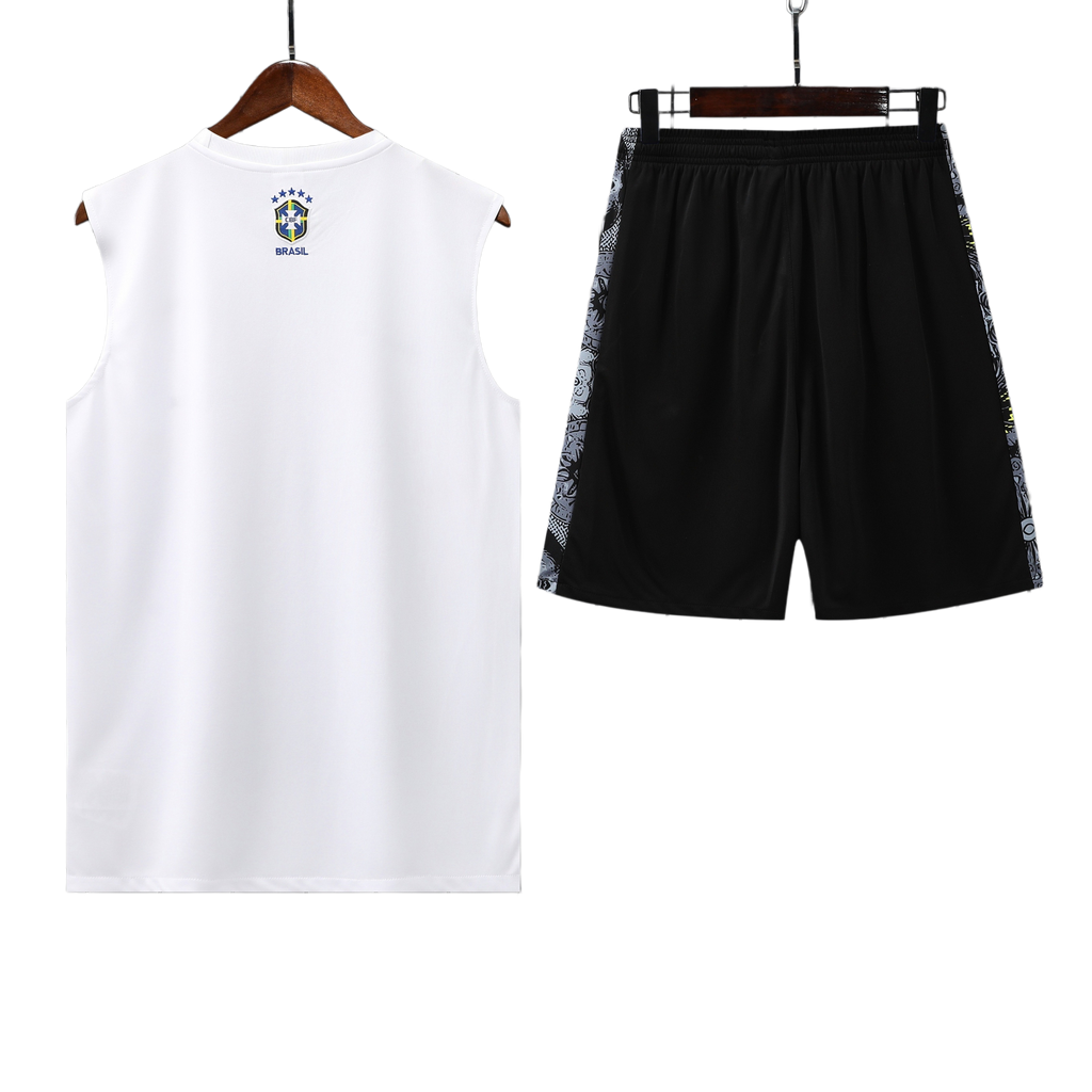 25/26 Brazil White Vest Kit