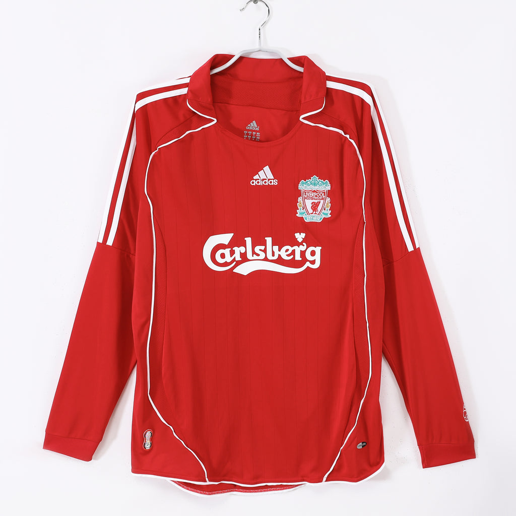 06/07 Liverpool Home Long sleeved Jersey