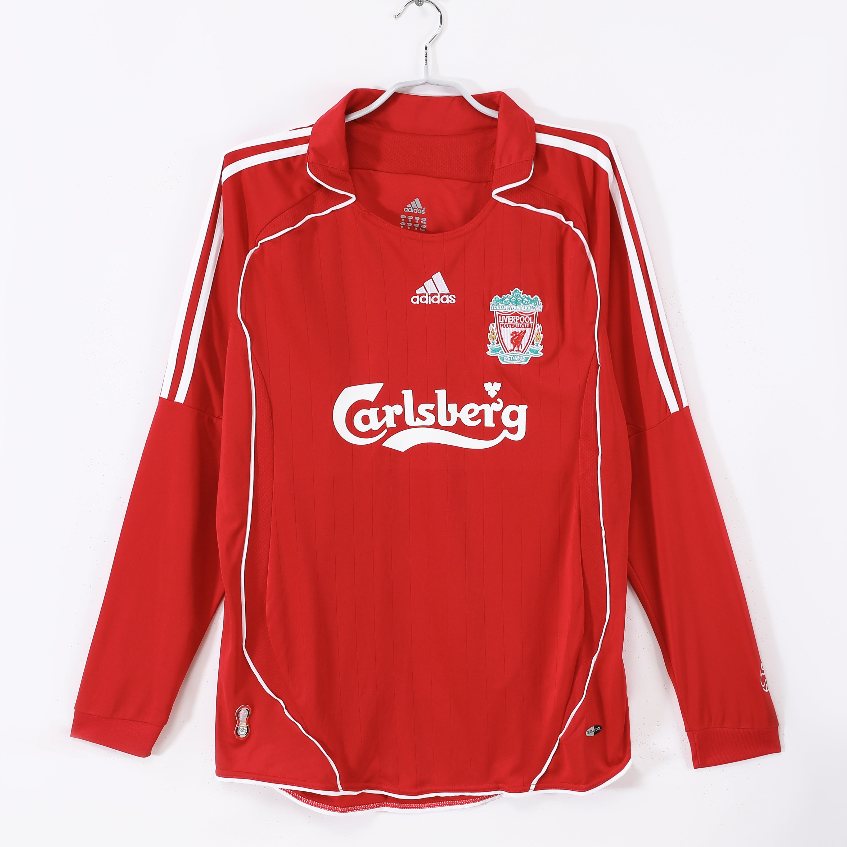 06/07 Liverpool Home Long sleeved Jersey