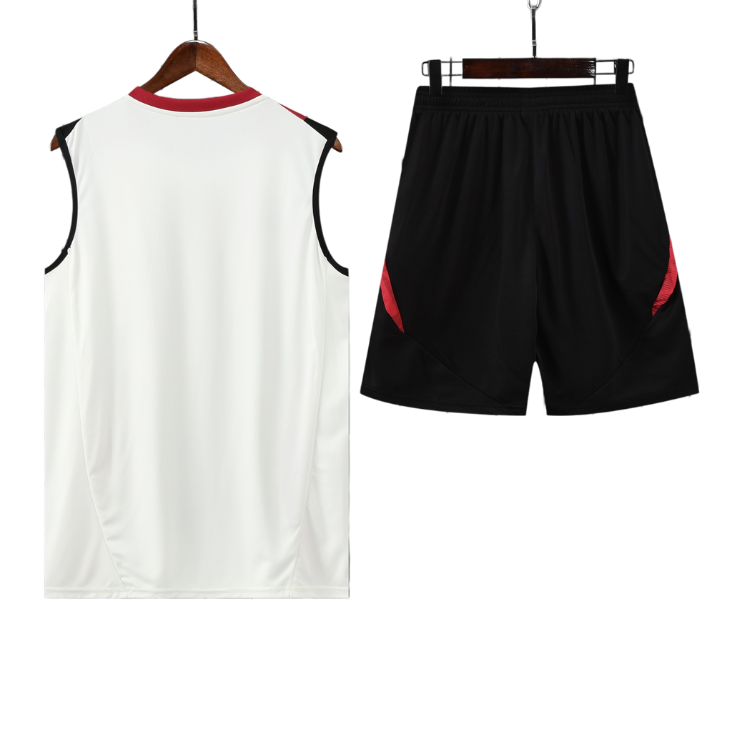 25/26 Manchester United White & Red Vest Kit