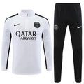 Paris White Color Matching Tracksuit