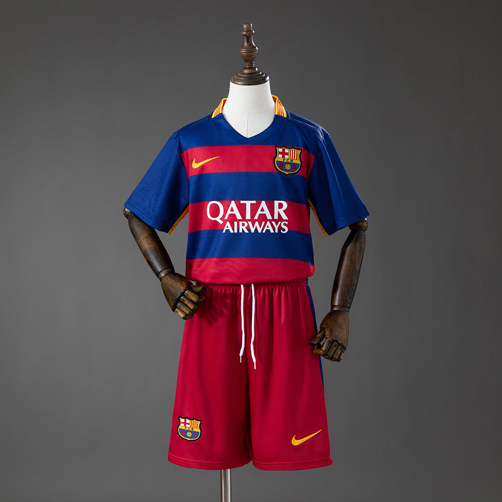 15/16 Barcelona Home Retro Kids Kit