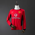 02/04 Manchester United Home Long Sleeve Retro Jersey