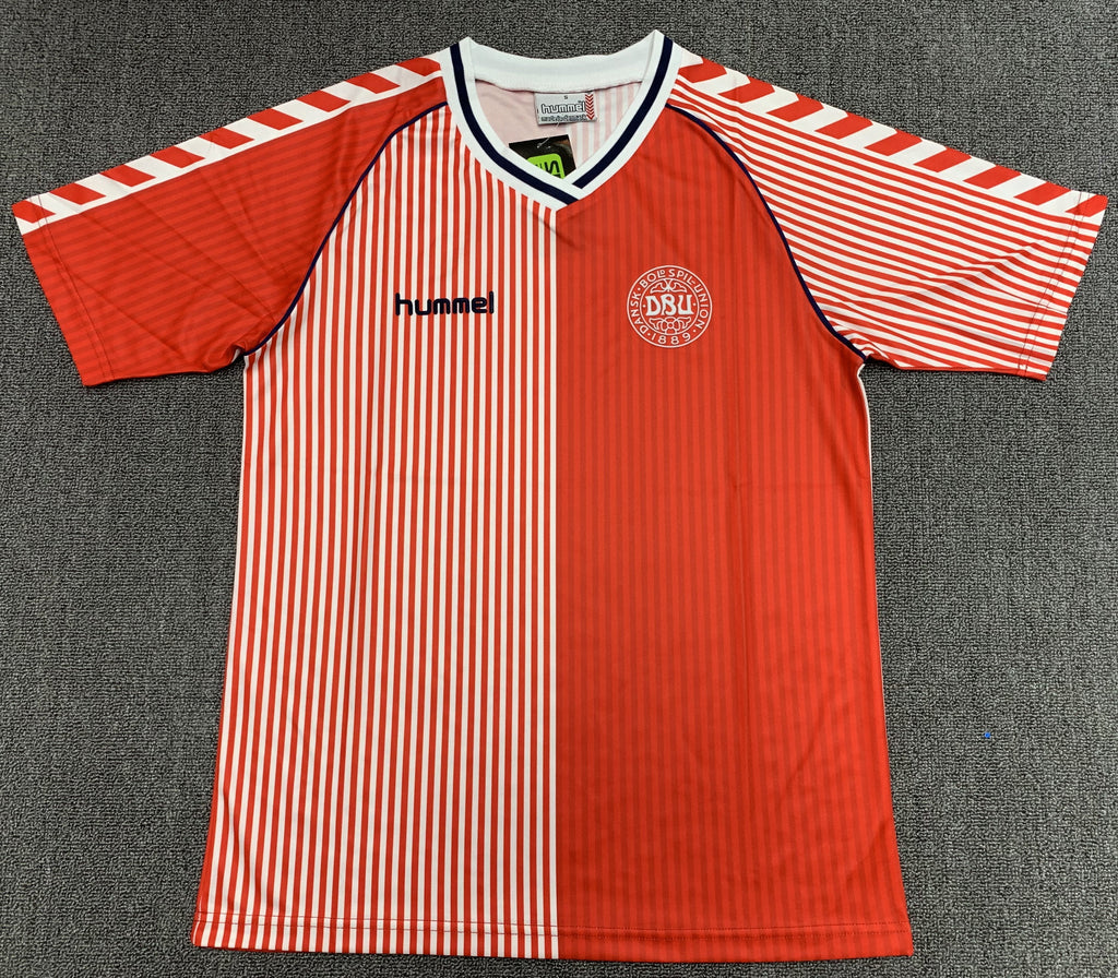 1986 Denmark Home Retro Jersey