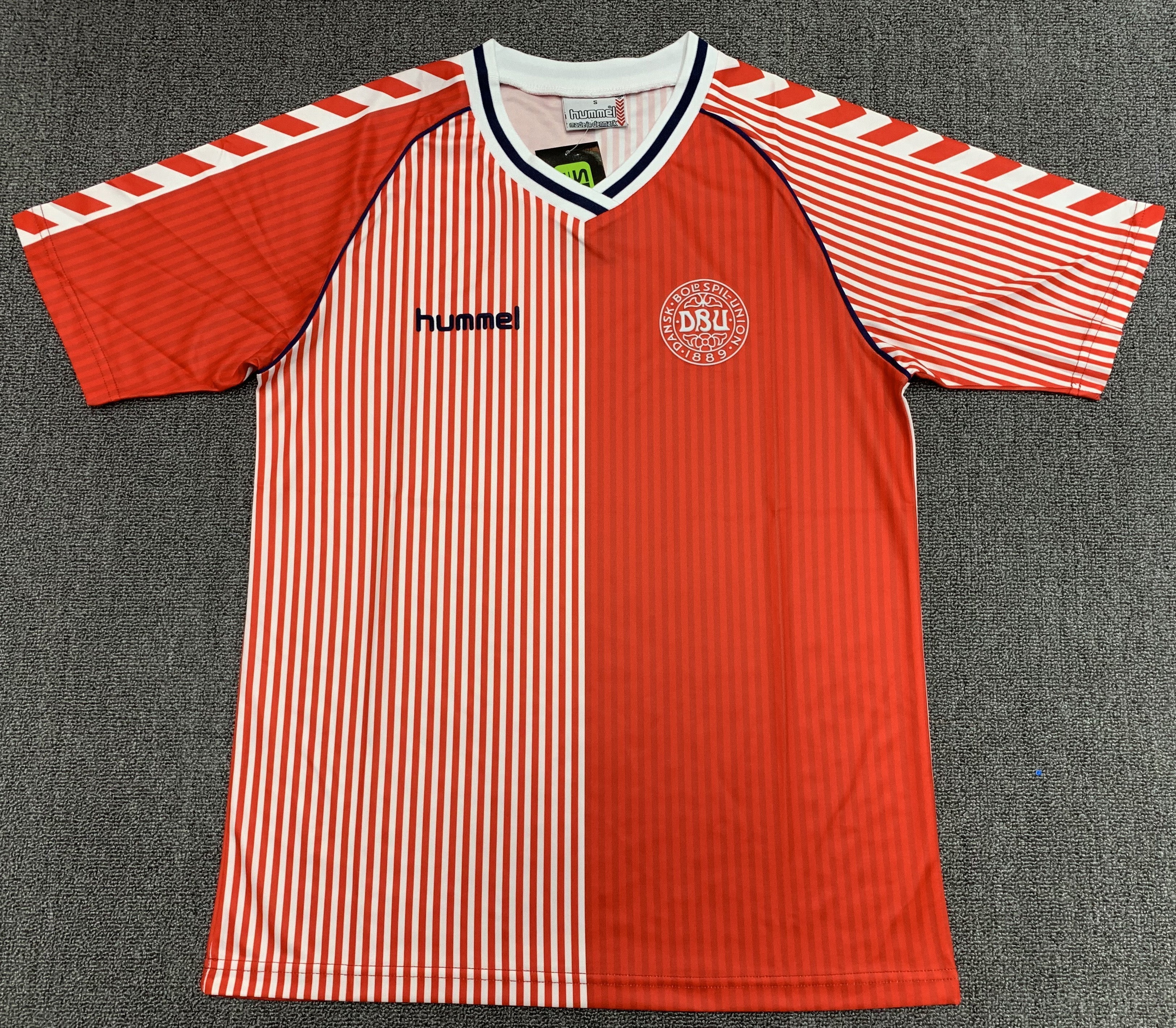 1986 Denmark Home Retro Jersey